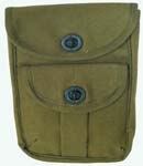CANVAS TWO POCKET POUCH