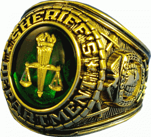 Sheriff's Department Style No. 11 Ring
