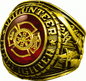 Volunteer Fire Fighter Style No. 11 Ring