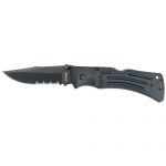KA-BAR BLACK MULE FOLDER-BLK-SERRATED EDGE