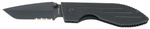 KA-BAR WARTHOG FOLDER-BLK-TANTO SERRATED EDGE