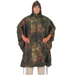 GERMAN FLECTAR CAMO PONCHO IN STUFF BAG