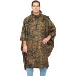 DIGITAL WOODLAND PONCHO IN STUFF BAG