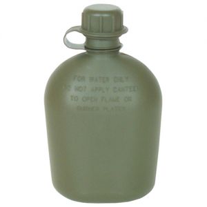 1QT PLASTIC CANTEEN OD