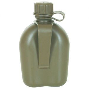 1 QT CANTEEN W/BELT CLIP,OD