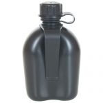 1 QT CANTEEN W/BELT CLIP, BLACK