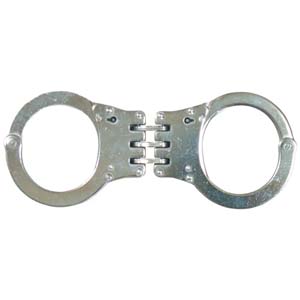 DELUXE HANDCUFF-3 HINGE, DOUBLE LOCK, 2KEYS