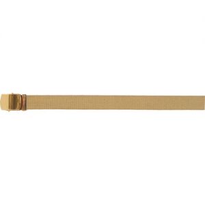 Web Belt, Khaki with brass buckle 60"