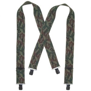 ELASTIC PANT SUSPENDER - WOODLAND CAMOUFLAGE