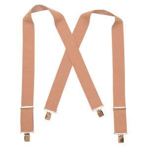 ELASTIC PANT SUSPENDER - KHAKI