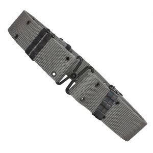 58" NYLON PISTOL BELT-METAL BUCKLE - FOLIAGE GREEN