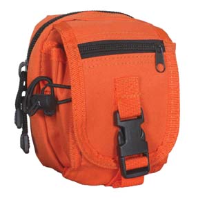 MULTI-PURPOSE ACCESSORY POUCH- ORANGE