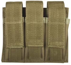 TRIPLE PISTOL MAG POUCH - COYOTE