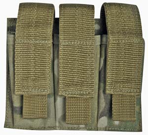 TRIPLE PISTOL MAG POUCH - MULTICAM
