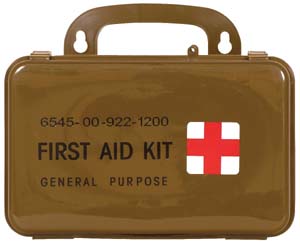 MILITARY GP FIRST AID KIT - OD