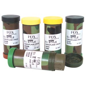 GI STYLE FACE PAINT TUBE - GREEN & LOAM