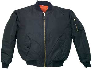 MENS MA1 FLIGHT JACKET BLACK