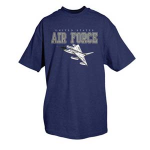 AIR FORCE FIGHTER T-SHIRT - NAVY