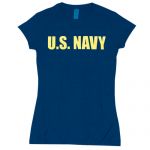 WOMEN'S COTTON TEE NAVY - NAVY