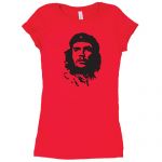 WOMEN'S COTTON TEE CHE GUEVARA - RED