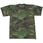 BOYS S/S T-SHIRT WOODLAND CAMO