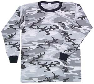 MENS L/S T-SHIRT URBAN CAMO