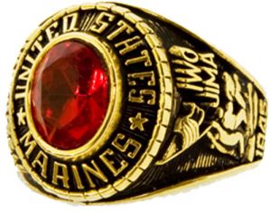 Marines Style No. 70 Ladies Ring