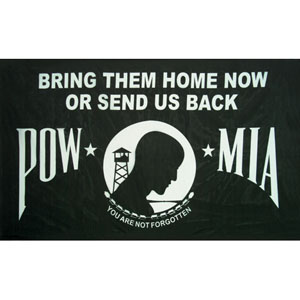 POW-MIA  Bring Home Now Flag