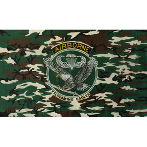 Camo Airborne Flag