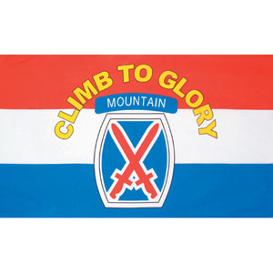 10th Mountain Div Flag