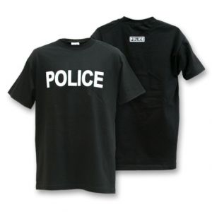 Law Enf. T's, Police, Black