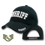 DeLuxe Law Enf. Caps, Sheriff, Black