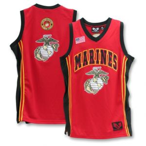 Basketball Jersey, Marines, Red