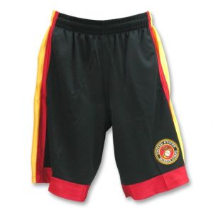 Military Perfomance Shorts, Marines, Black