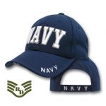 Legend Milit. Caps, Navy Text, Navy