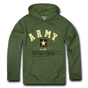 Army Fleece Pullover, Olive