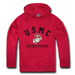 U.S. Marines Fleece Pullover, Cardinal