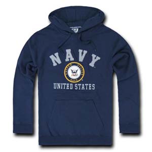 Full Zip Fleece Hoody, Navy, Navy