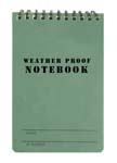 4" X 6" MILITARY STYLE WEATHERPROOF NOTEBOOK - OD