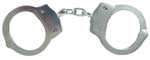 PROFESSIONAL HANDCUFFS, DOUBLE LOCK-CHROME