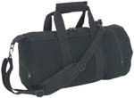 CANVAS ROLL BAG 12 X 24 W/END POCKETS-BLACK