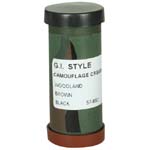 GI STYLE FACE PAINT TUBE - BLACK & BROWN