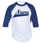 NAVY 3/4 SLEEVE T-SHIRT NAVY