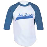 AIR FORCE 3/4 SLEEVE T-SHIRT ROYAL