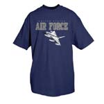 AIR FORCE FIGHTER T-SHIRT - NAVY