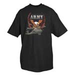 ARMY EAGLE T-SHIRT - BL