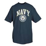 NAVY T-SHIRT, NAVY BLUE