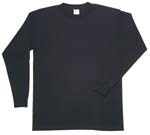 MEN'S L/S T-SHIRT,BLACK