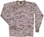 MEN'S L/S T-SHIRT DIGITAL DESERT